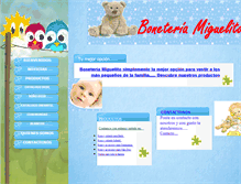 Tablet Screenshot of boneteriamiguelito.com